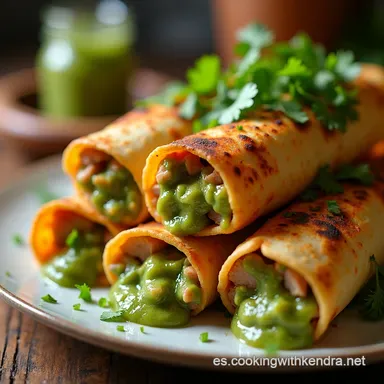 Burritos Ahogados Mi Secreto con Salsa Verde Casera Tarjeta de receta