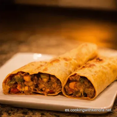 Receta Burritos Norte&ntilde;os El Sabor de Chihuahua en Casa Tarjeta de receta