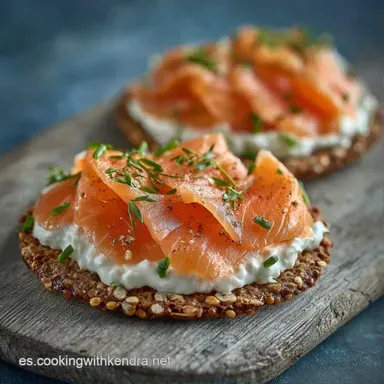 Canap&eacute;s F&aacute;ciles en 15 Minutos Tarjeta de receta