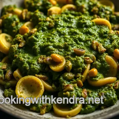 Caracolas con Pesto: &iexcl;Receta Mediterr&aacute;nea F&aacute;cil! Tarjeta de receta