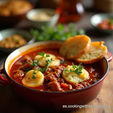 Cazuela Carne Molida Papas Receta F&aacute;cil y Reconfortante Tarjeta de receta