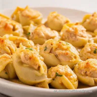 Chicken Alfredo Stuffed Shells Un Abrazo en un Plato Tarjeta de receta