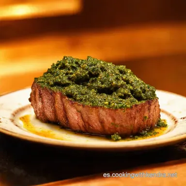 Como Hacer Chimichurri El Secreto Argentino Tarjeta de receta