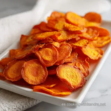 Air Fryer Carrot Chips en 25 Minutos Tarjeta de receta