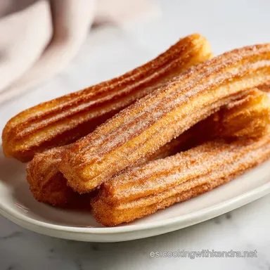 Churros Sin Gluten Crujientes Tarjeta de receta