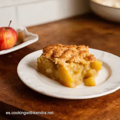 Cobbler de Manzana Abuelita Moderna Receta F&aacute;cil Tarjeta de receta
