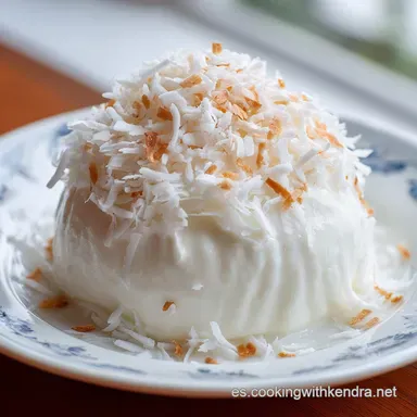 Crema de Coco: Sedosa y Tropical Tarjeta de receta