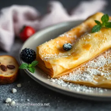 Receta para Crepes: &iexcl;F&aacute;ciles como Churros! El Secreto de la Abuela Tarjeta de receta