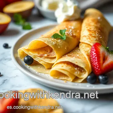 Crepes Ingredientes: La Receta Cl&aacute;sica &iexcl;M&aacute;s F&aacute;cil Imposible! Tarjeta de receta