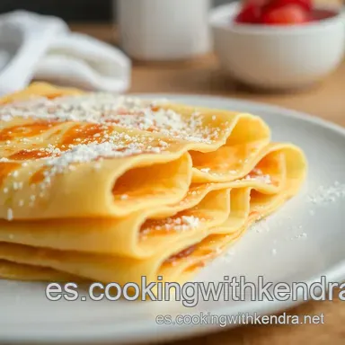 Crepes de Ma&iacute;z: &iexcl;Mi Secreto para Dulces y Salados! Tarjeta de receta