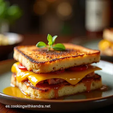 Croque Monsieur F&aacute;cil Un Cl&aacute;sico Franc&eacute;s al Alcance Tarjeta de receta