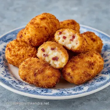 Croquetas Cremosas con Jam&oacute;n Ib&eacute;rico Tarjeta de receta