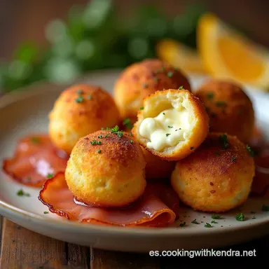 Croquetas Melosas de Jam&oacute;n Ib&eacute;rico Bechamel Perfecta Tarjeta de receta