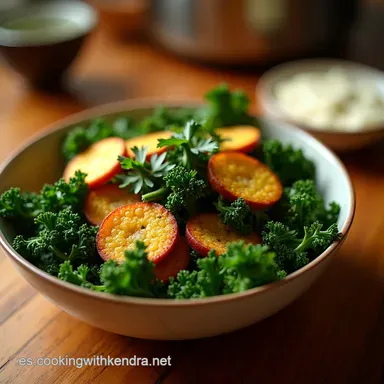 Chips de Kale Caseros F&aacute;ciles Como los de la Abuela Tarjeta de receta