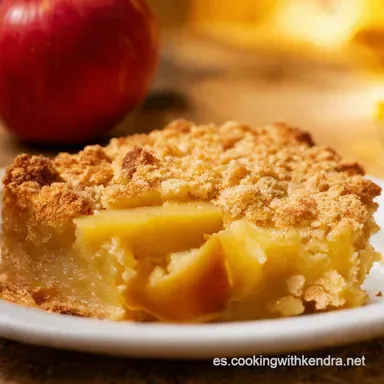 Crumble de Manzana a la Espa&ntilde;ola Receta Casera F&aacute;cil Tarjeta de receta