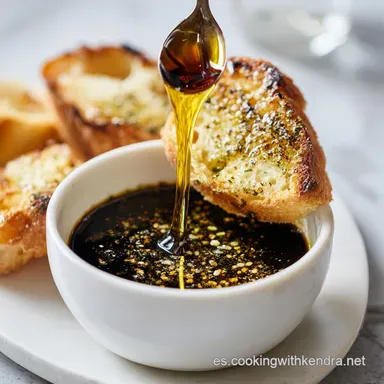 Dip de Aceite de Oliva y Bals&aacute;mico en 10 Min Tarjeta de receta
