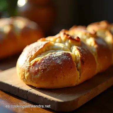 Pan R&uacute;stico Masa Madre Corteza Crujiente y Miga Abierta Tarjeta de receta
