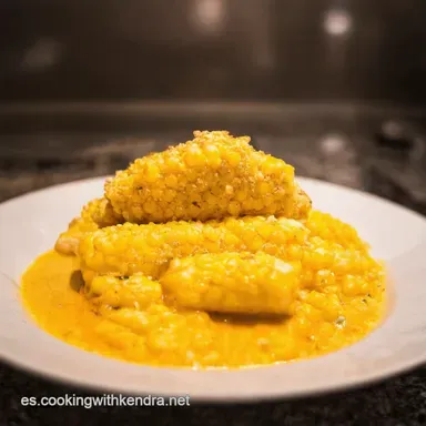 Elote Callejero Elevado Ma&iacute;z Mexicano con Toque Gourmet Tarjeta de receta