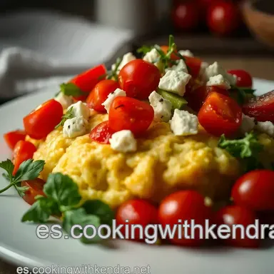 Ensalada Primavera Crujiente: Receta F&aacute;cil con Polenta Cremosa Tarjeta de receta