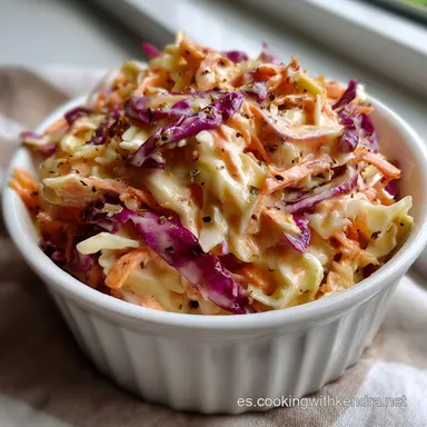 Ensalada de col cremosa: El aut&eacute;ntico Coleslaw Sure&ntilde;o Tarjeta de receta