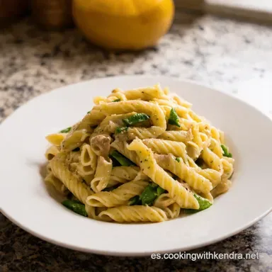 Ensalada de Pasta con At&uacute;n Un Cl&aacute;sico Espa&ntilde;ol F&aacute;cil Tarjeta de receta