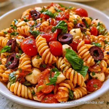 Ensalada de pasta de verano para 4