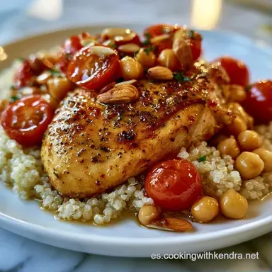 Ensalada De Verano Plato &Uacute;nico con Pollo Tarjeta de receta
