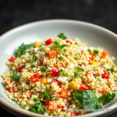 Ensalada Quinoa Primavera: &iexcl;Receta F&aacute;cil y Deliciosa! Tarjeta de receta