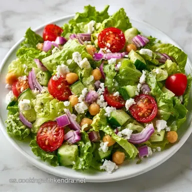 Ensalada R&aacute;pida Y Econ&oacute;mica en 15 Minutos Tarjeta de receta