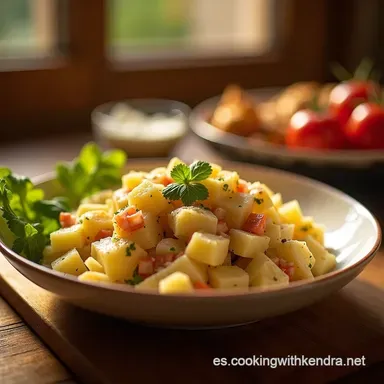 Ensaladilla Rusa de la Abuela A&uacute;n M&aacute;s Rica Classic Potato Salad Tastes Tarjeta de receta