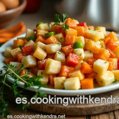 Ensaladilla Rusa de la Abuela: &iexcl;Aut&eacute;ntica y Cremosa! Tarjeta de receta