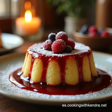 Pastel Incre&iacute;ble en Olla a Presi&oacute;n Lava Cake Express Tarjeta de receta