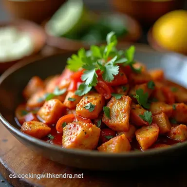 Fajitas de Pollo al Horno Receta F&aacute;cil TexMex Tarjeta de receta