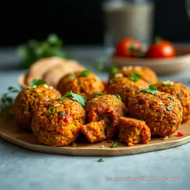 Falafel Tomate Seco: &iexcl;Un Fest&iacute;n Mediterr&aacute;neo en Casa! Tarjeta de receta