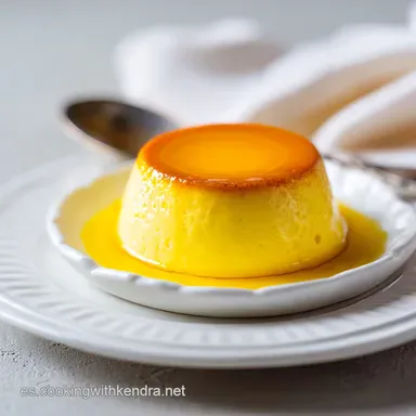 Flan de Huevo Casero: 6 Raciones con Ba&ntilde;o Mar&iacute;a Tarjeta de receta