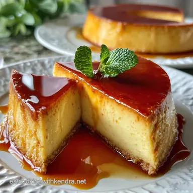 Flan de Turr&oacute;n Blando Ready in 30 Min Tarjeta de receta