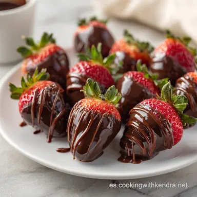 Fresas con Chocolate: En 35 Minutos Tarjeta de receta