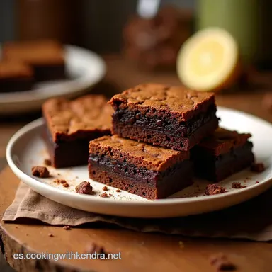 Galletas Brownie Chocolate Mi Secreto para Indulgencia Total Tarjeta de receta