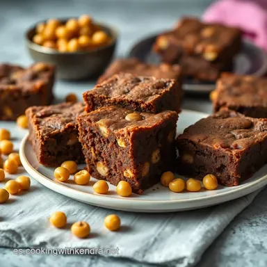 &iexcl;Brownies Saludables con Garbanzos! Receta Secreta Sin Az&uacute;car Tarjeta de receta
