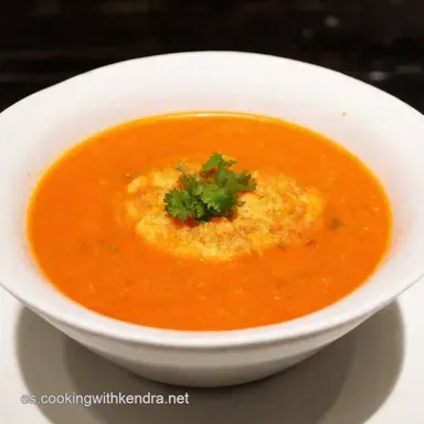 Gazpacho Andaluz F&aacute;cil y Original Un Toque Ahumado Tarjeta de receta