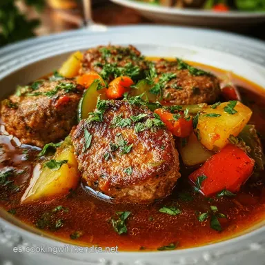 Guisaillo De Ternera: Carne Melosa en 1 Hora Tarjeta de receta