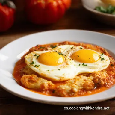 Huevos a la Flamenca Un Sol de Espa&ntilde;a en tu Plato Tarjeta de receta