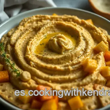 Hummus de Calabaza Asada: &iexcl;Un Oto&ntilde;o de Sabor en tu Mesa! Tarjeta de receta
