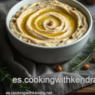 Hummus de Pistacho Casero: &iexcl;Un Aperitivo Mediterr&aacute;neo Ex&oacute;tico! Tarjeta de receta