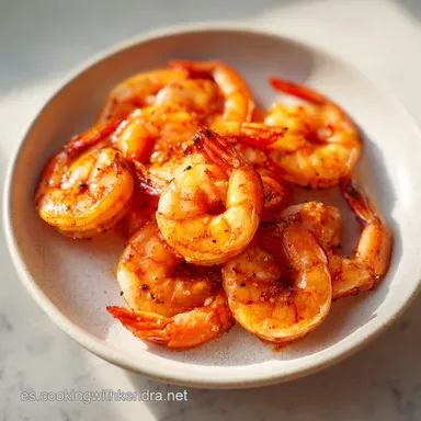 Langostinos Cocidos en 10 Minutos para 4 Raciones Tarjeta de receta