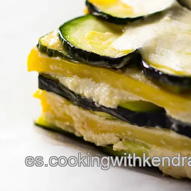 Lasa&ntilde;a de Verduras "a la Nonna": &iexcl;Un Fest&iacute;n Italiano! Tarjeta de receta