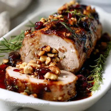 Cena de Nochebuena: Lomo Relleno Jugoso para 2025 Tarjeta de receta