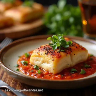 Lubina al Horno a la Espa&ntilde;ola Receta F&aacute;cil Como en Casa Tarjeta de receta