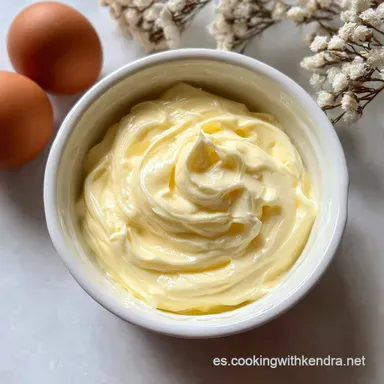 Mayonesa Sin Huevo F&aacute;cil y R&aacute;pida con Leche | Receta Casera Vegana Tarjeta de receta