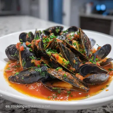 Mejillones a la Marinera: Receta F&aacute;cil en 20 Minutos Tarjeta de receta